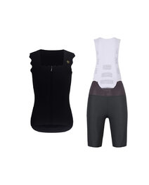 RIVANELLE sleeveless jersey and short pants - SCALLESSA - anthracite/black